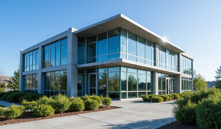 Modern office building exterior