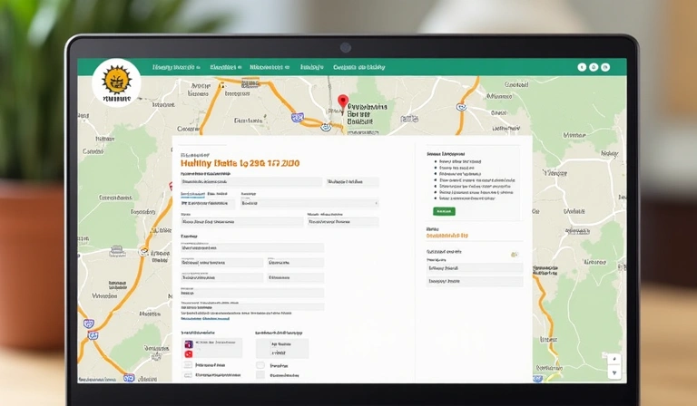 Social media icons on a screen